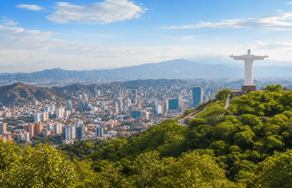 Vista de Cali y cobertura de diseño web en Colombia